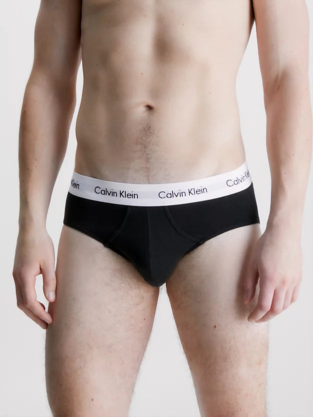 Slip con Logo in Confezione da 3 / Nero - Ideal Moda