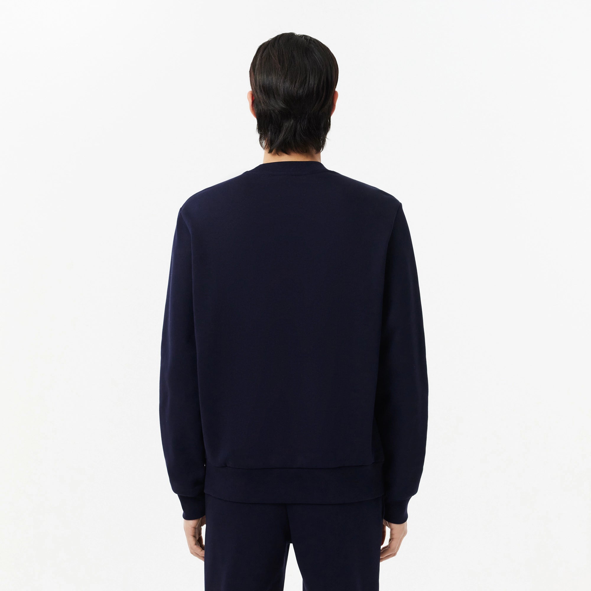 Felpa in Cotone con Logo Frontale / Blu - Ideal Moda