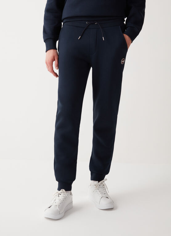 Pantalone in Tuta con Logo / Blu - Ideal Moda