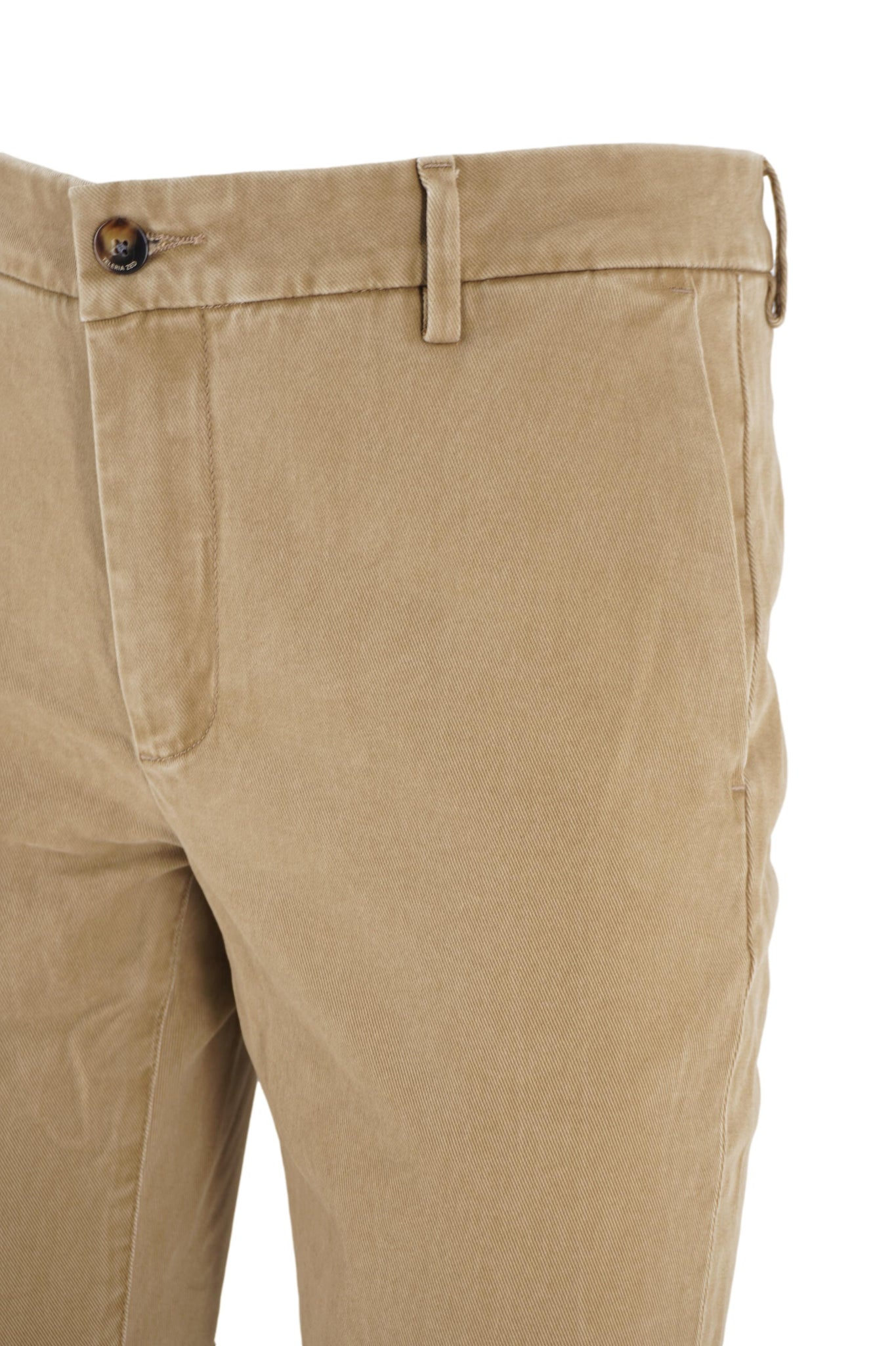 Pantalone Chino in Caldo Cotone / Beige - Ideal Moda