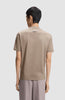 T-Shirt Slim Fit in Cotone Elasticizzato / Marrone - Ideal Moda