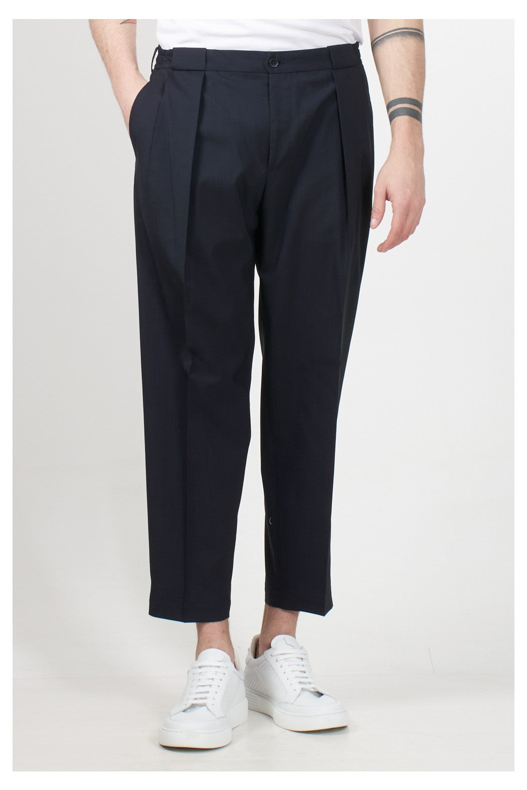 Pantalone Modello Portobello / Blu - Ideal Moda