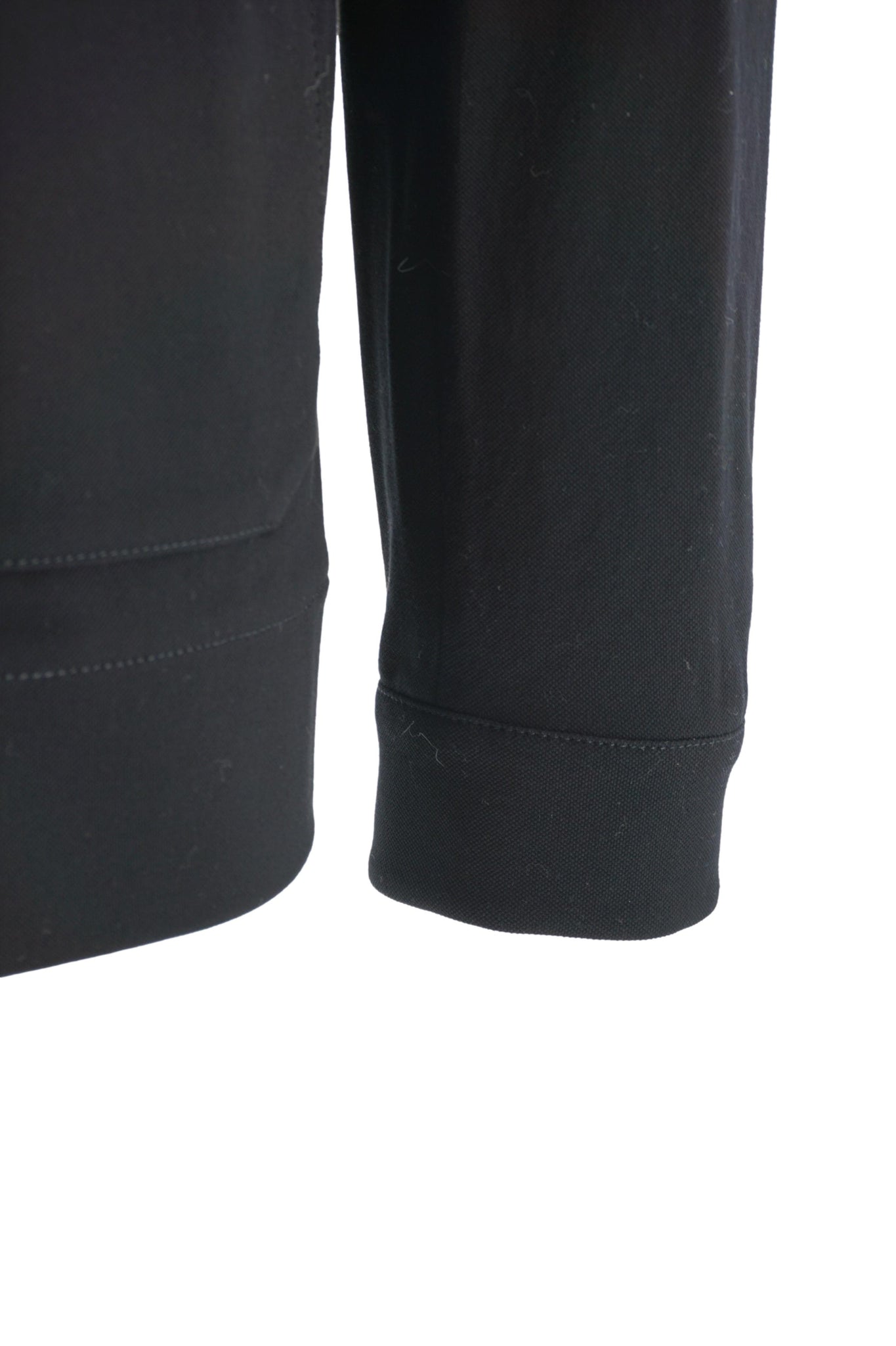 Giacca Camicia con Chiusura Bottoni / Nero - Ideal Moda