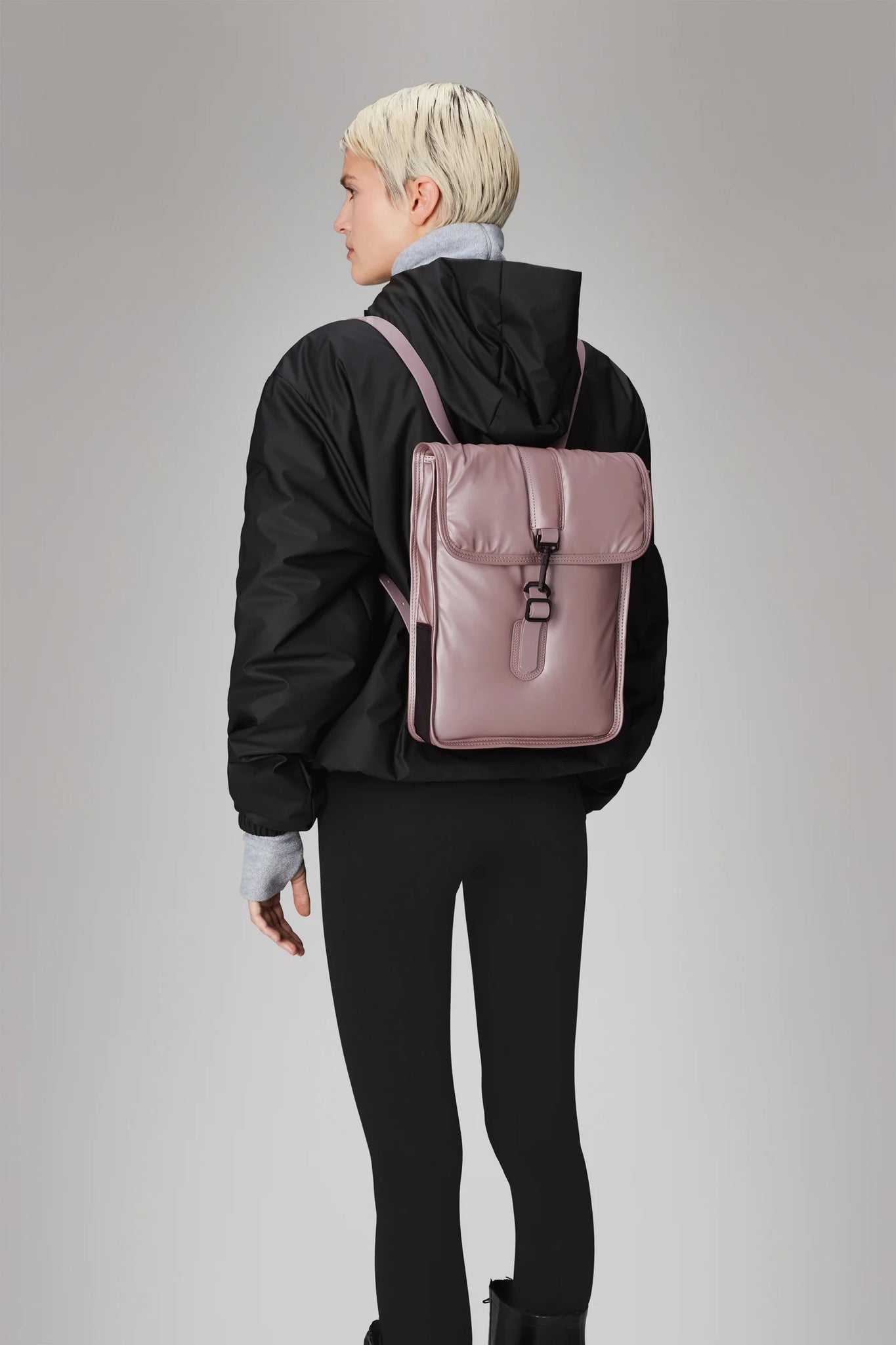 Zaino Impermeabile Puffed Micro / Rosa - Ideal Moda