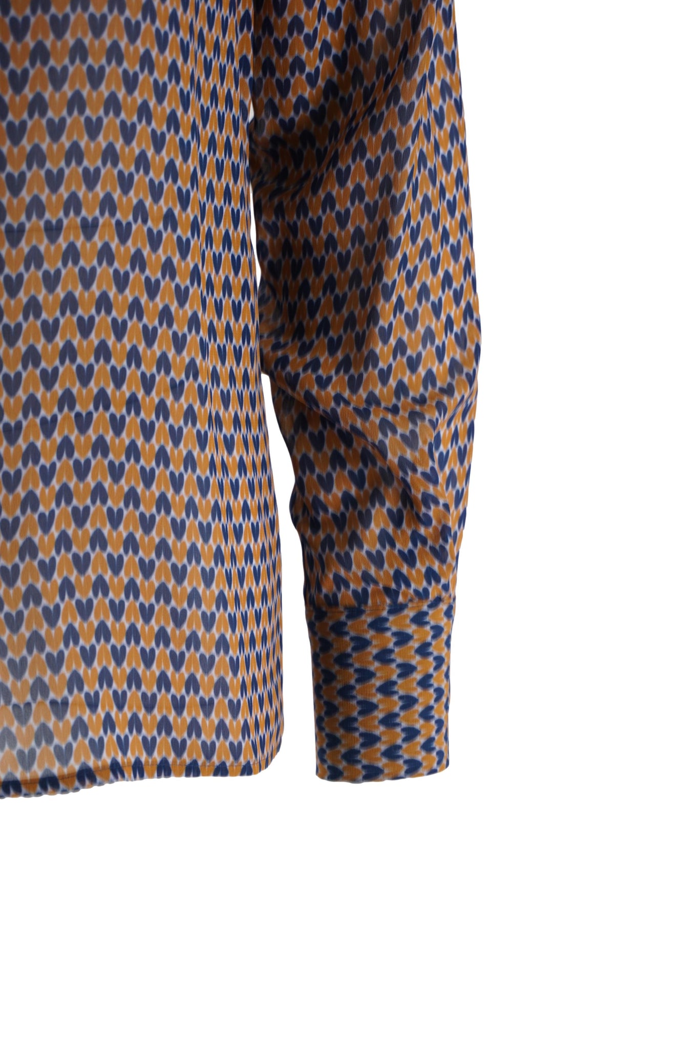 Camicia in Viscosa con Fantasia / Bluette - Ideal Moda