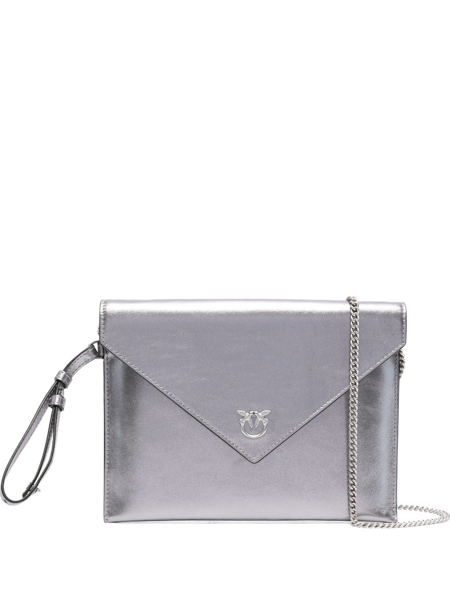 Clutch Flat Purse / Argento - Ideal Moda
