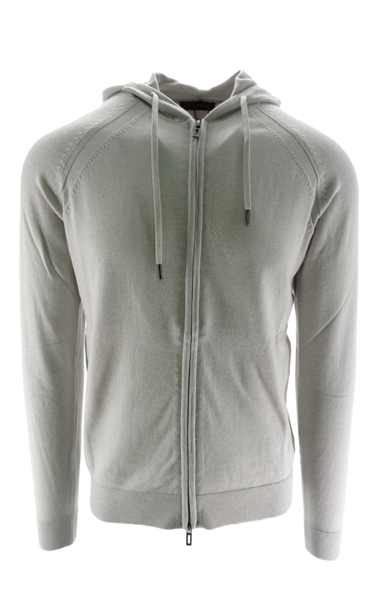 Maglia con Zip e Cappuccio / Grigio