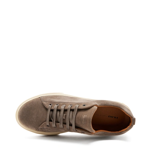 Sneaker in Pelle Scamosciata / Beige - Ideal Moda