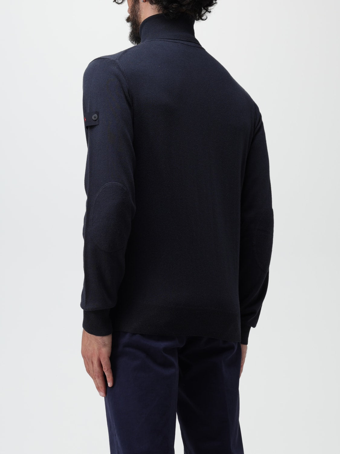Maglia Dolcevita con Logo / Blu