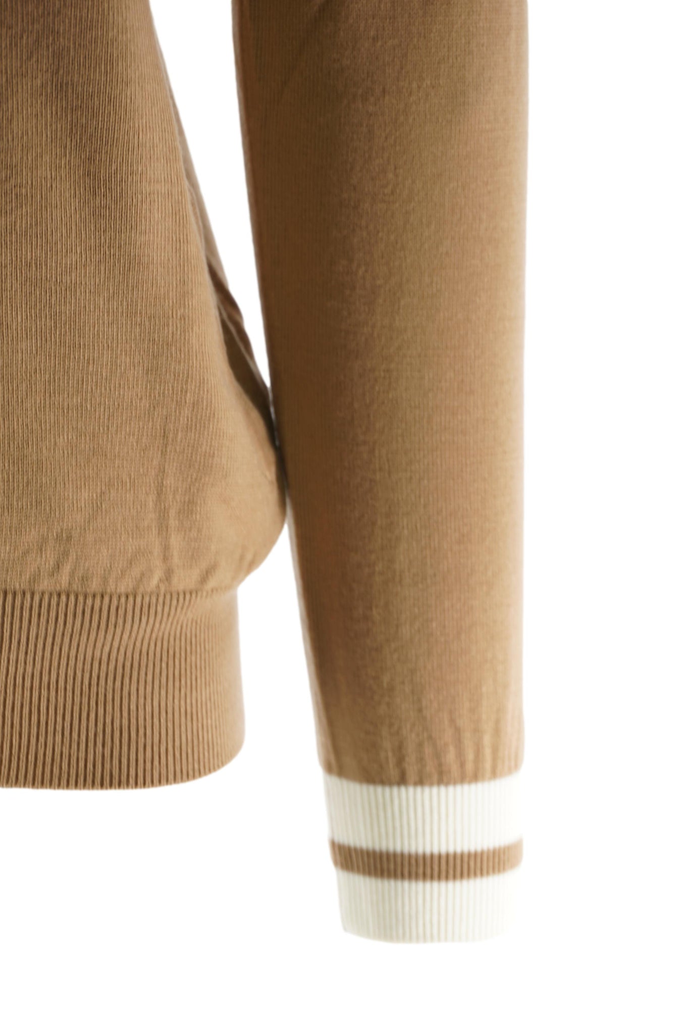 Maglia College in Lana / Beige