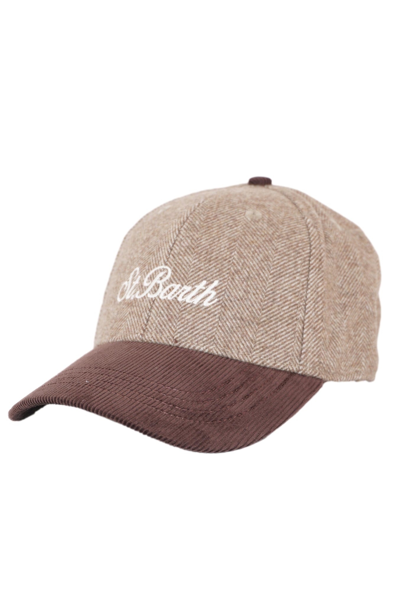 Cappello con Visiera in Lana / Beige - Ideal Moda