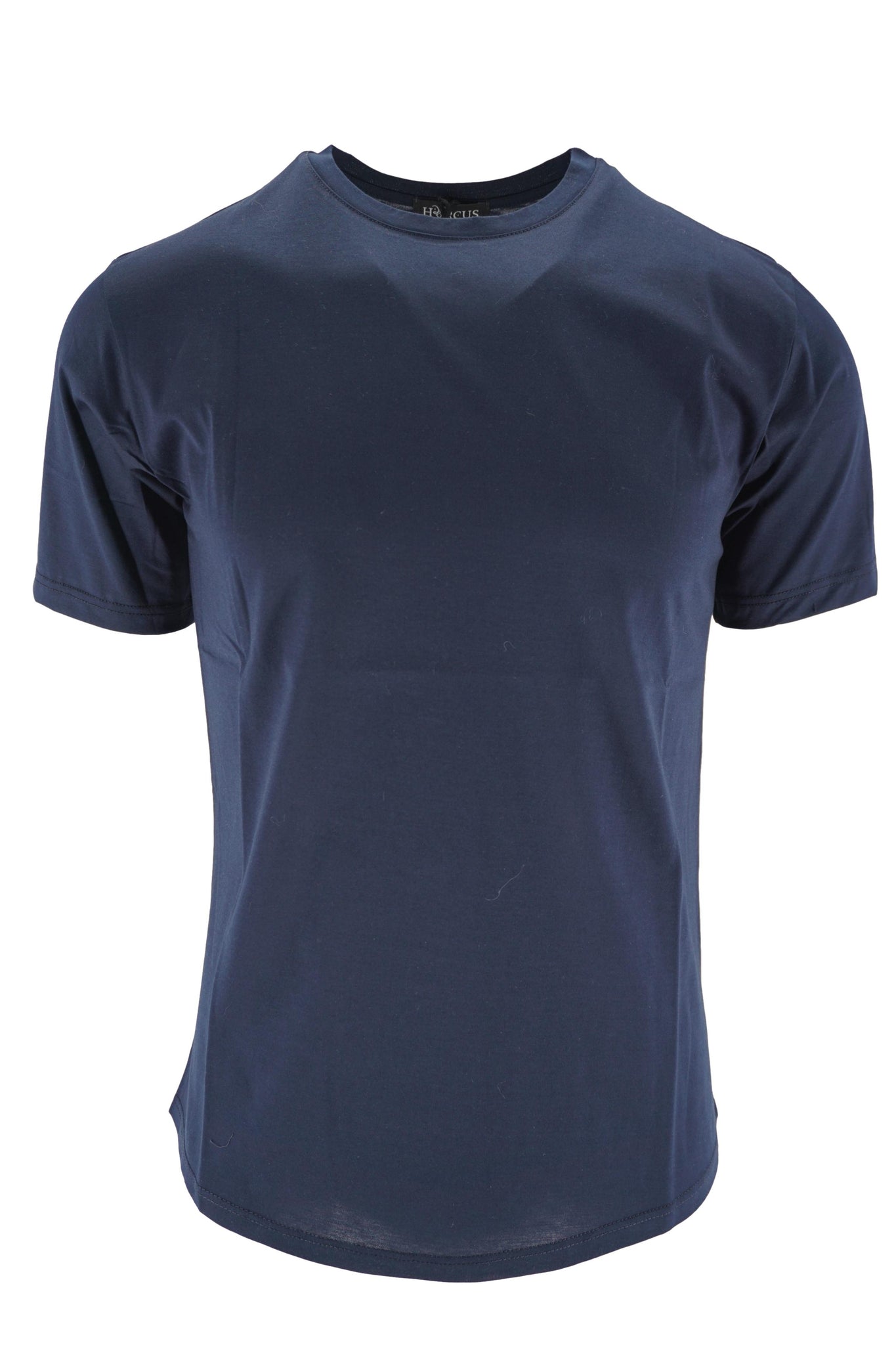 T-Shirt in Cotone Mercerizzato / Blu - Ideal Moda
