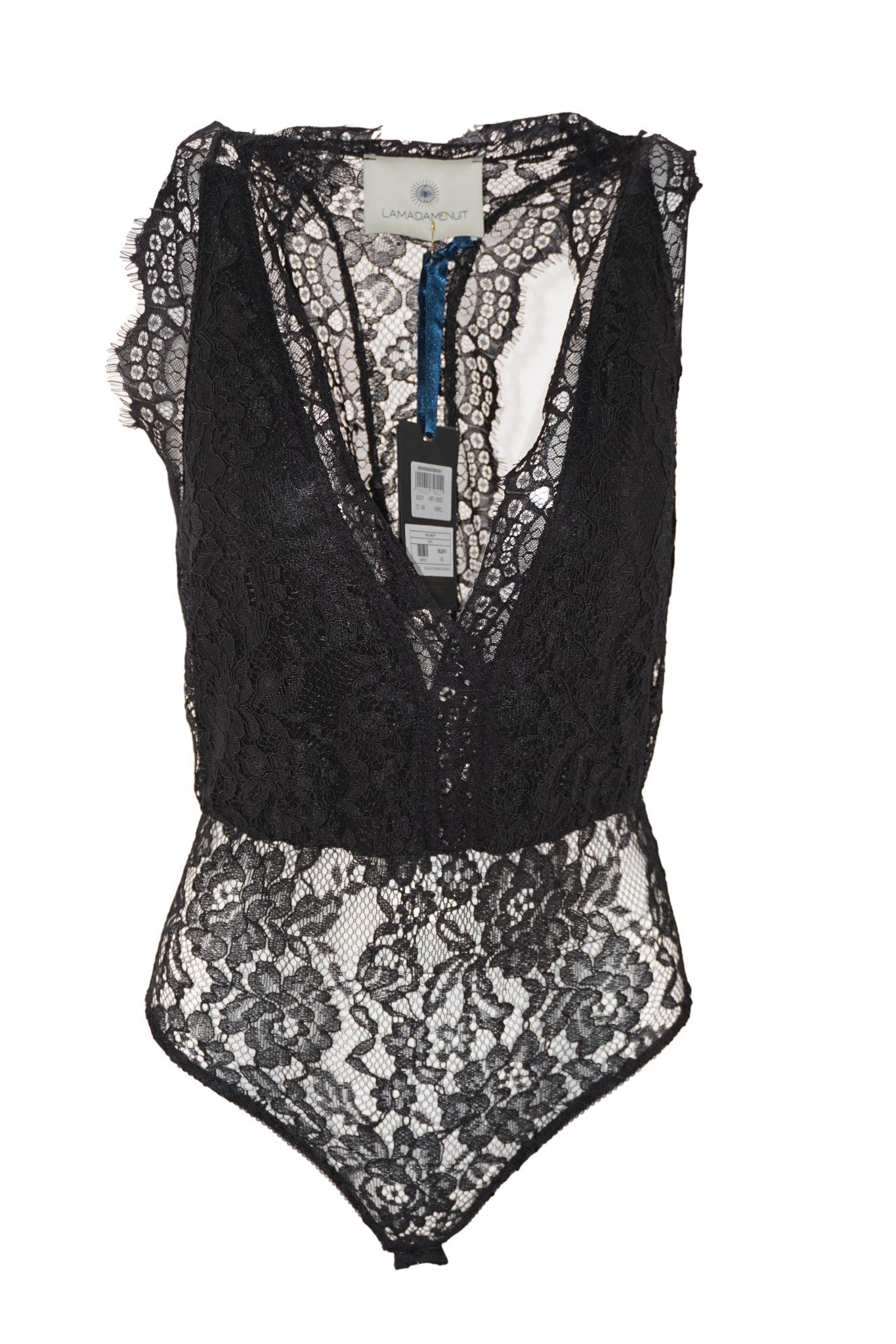 Body in Pizzo / Nero - Ideal Moda