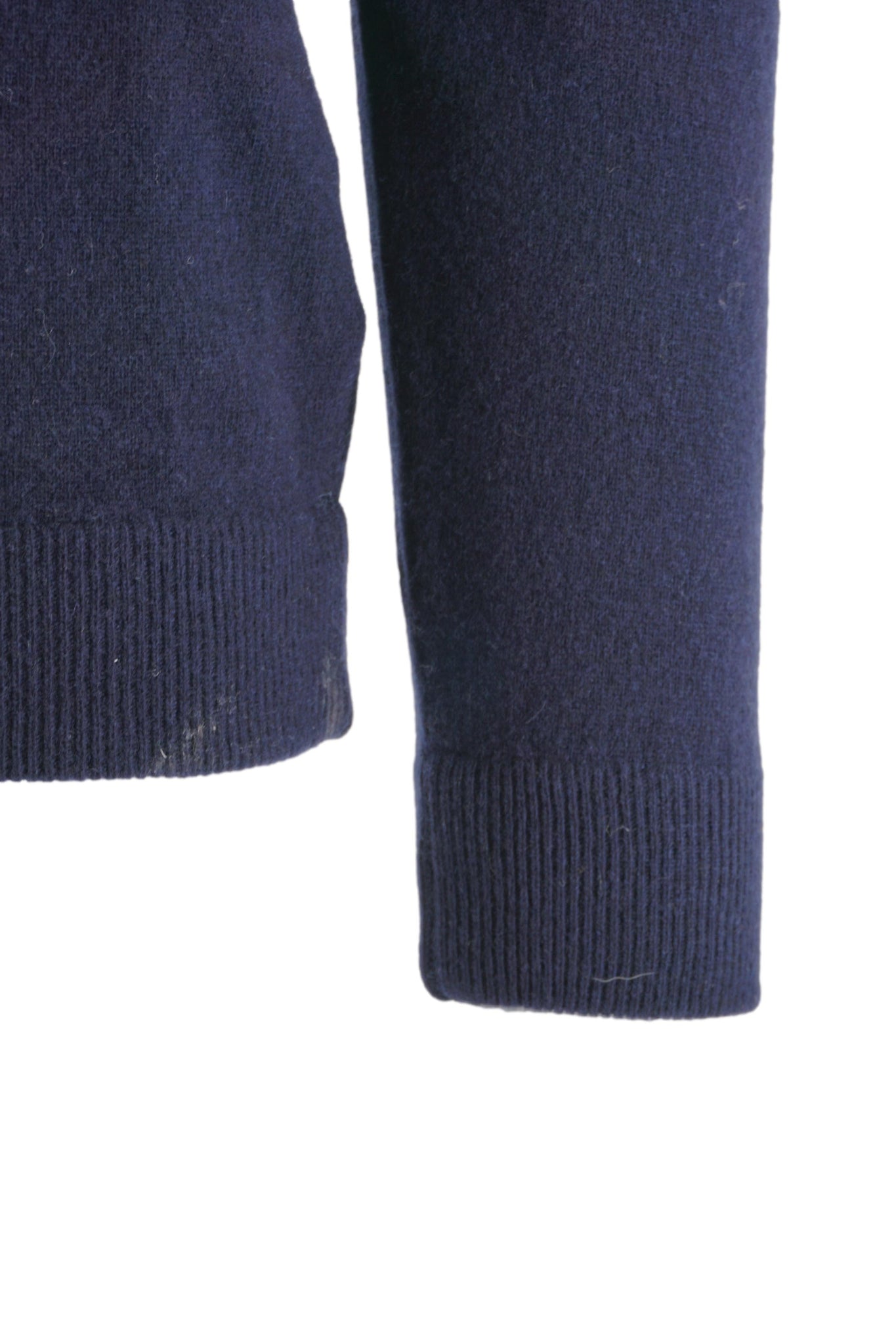 Maglia Taglio Felpa in Lana / Blu - Ideal Moda