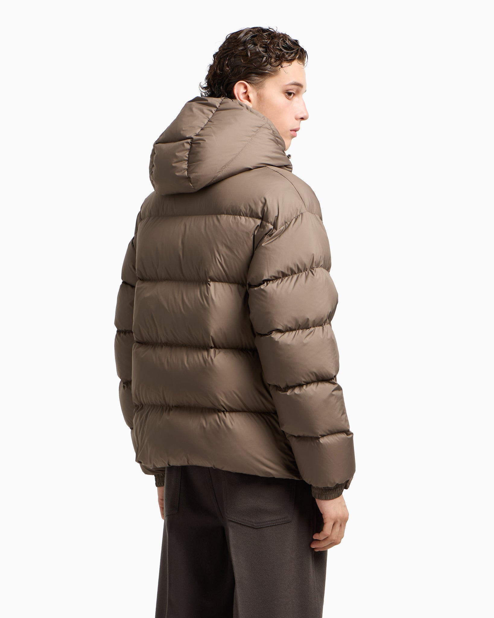 Piumino con Cappuccio / Beige