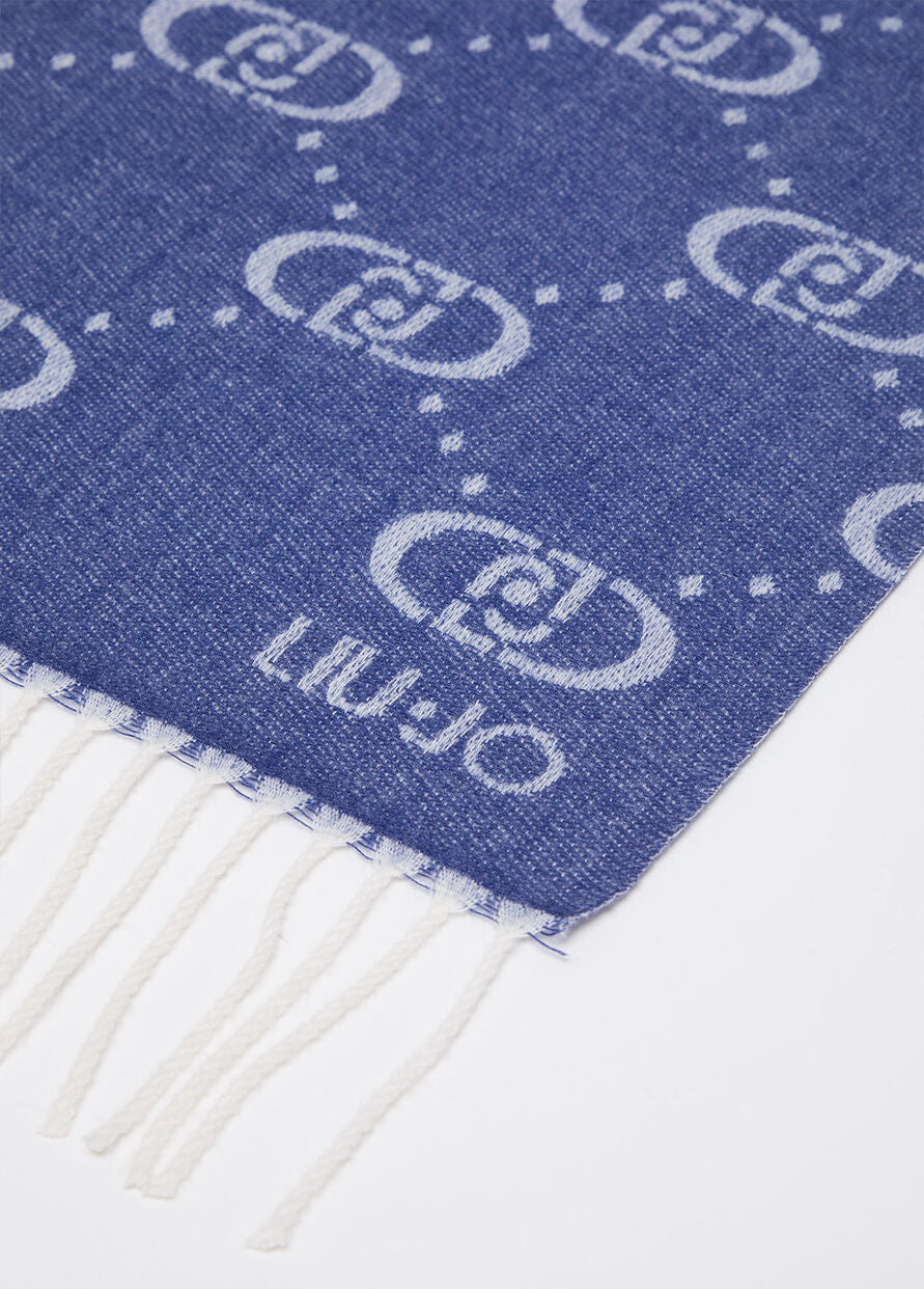 LIU JO STOLA JACQUARD LOGO CATENA - Écharpe - cameo rose/rose - ZALANDO