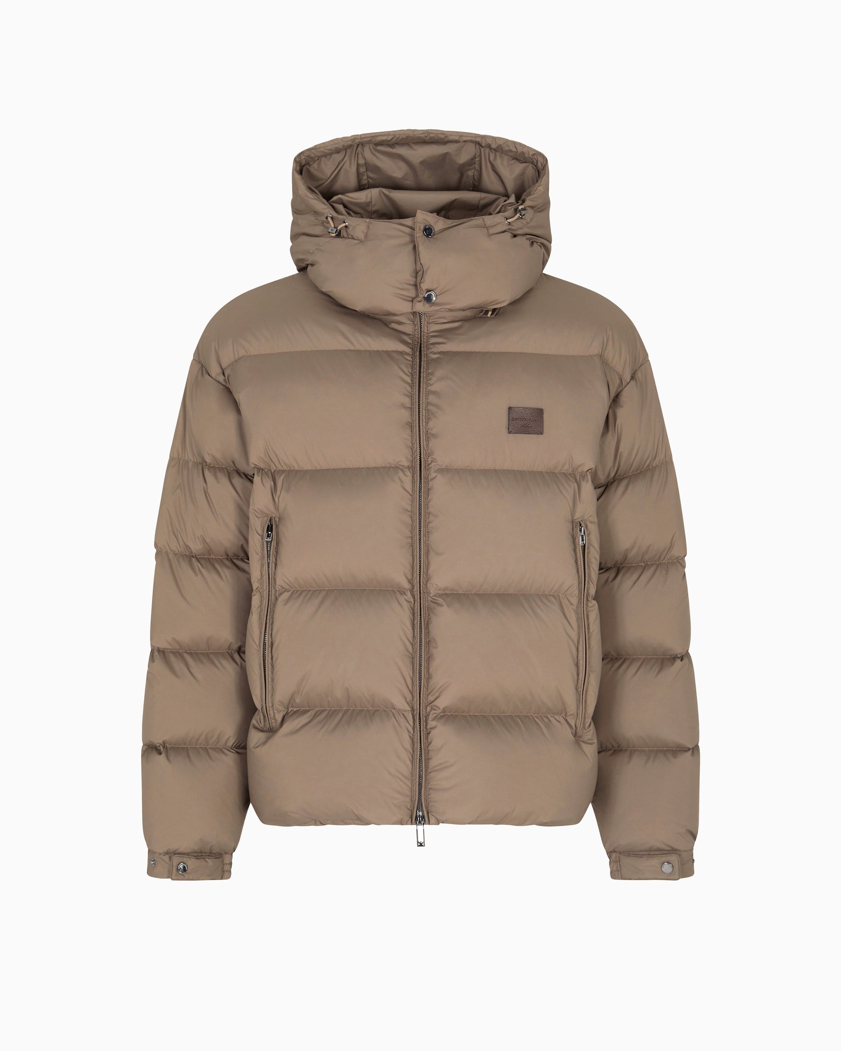 Piumino con Cappuccio / Beige