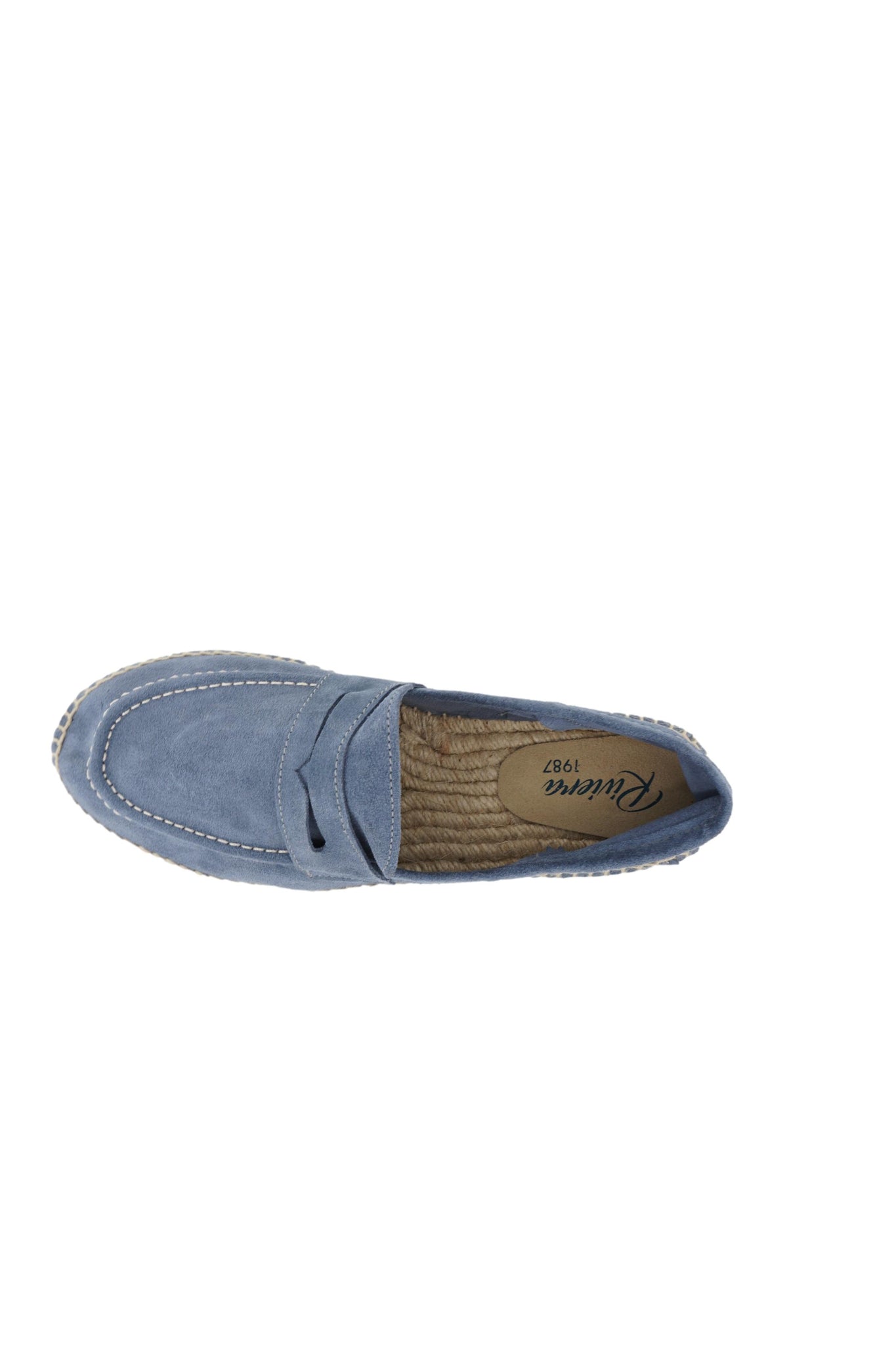Mocassino Espadrilles in Camoscio / Jeans - Ideal Moda