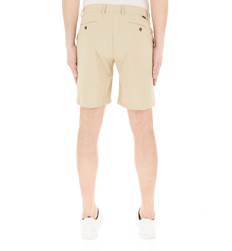 Bermuda in Tessuto Tecnico / Beige - Ideal Moda