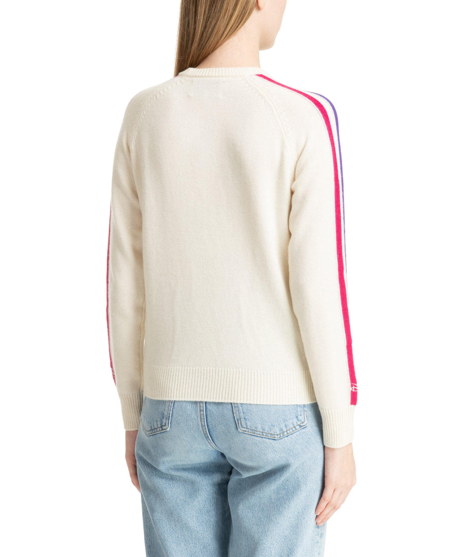 Maglia con Ricamo / Bianco - Ideal Moda