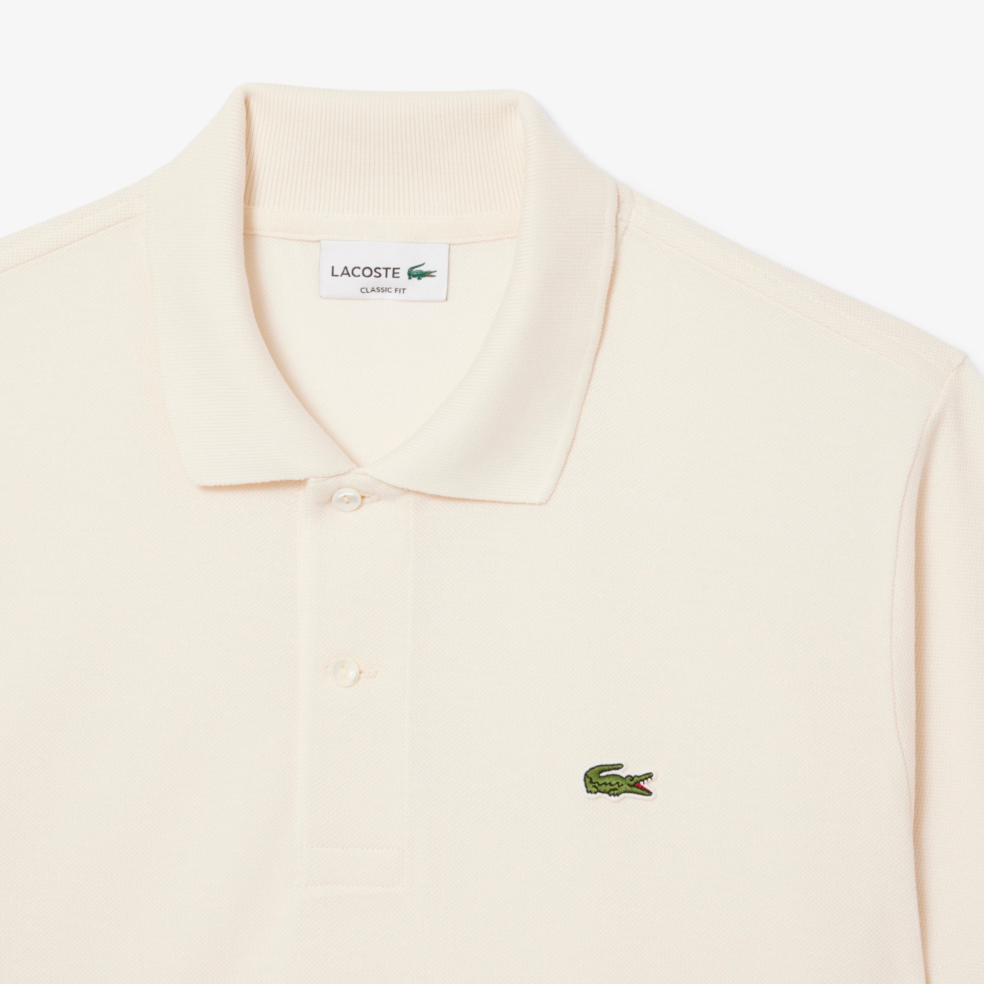 Polo 12.12 con Logo Lacoste / Avorio - Ideal Moda