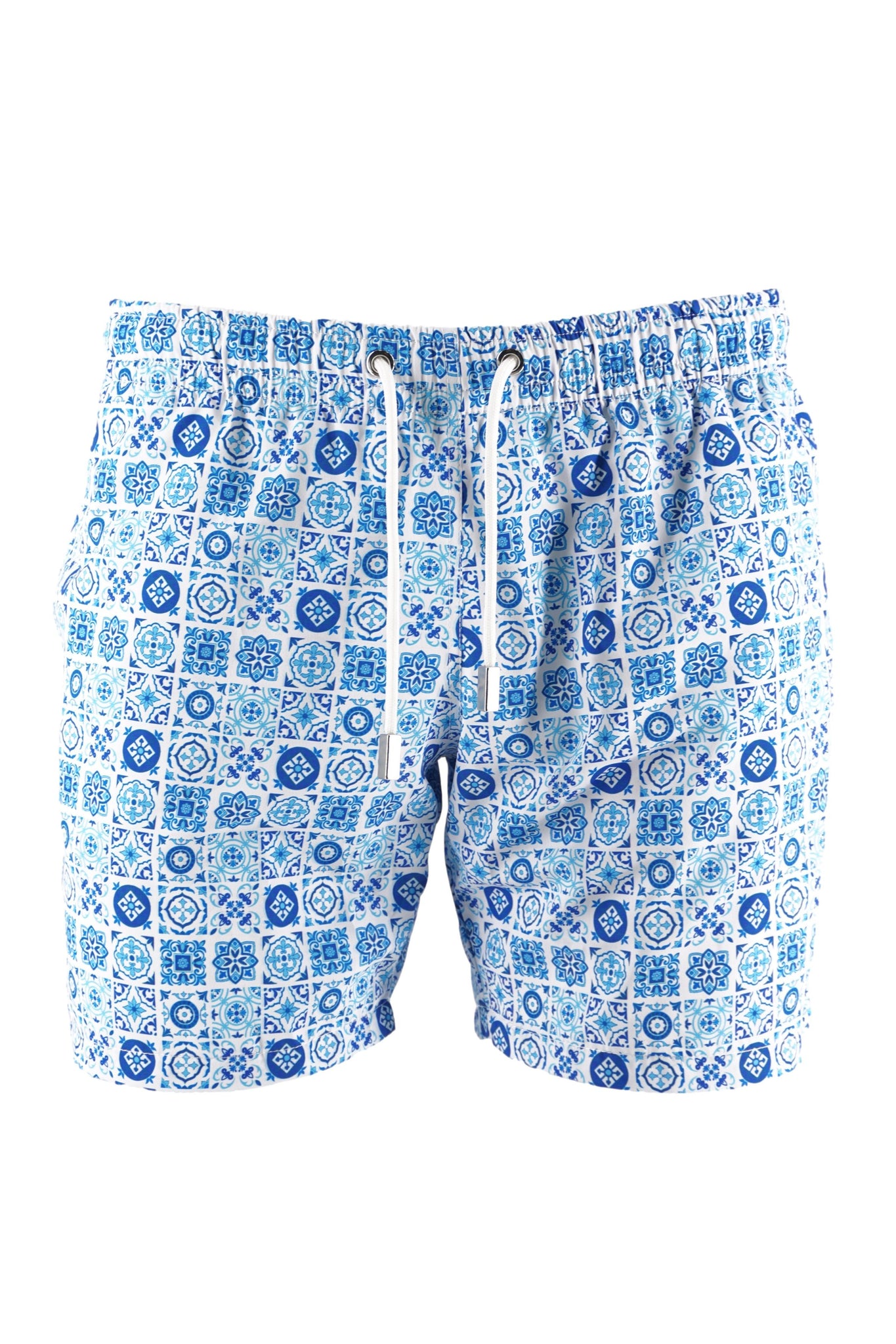 Costume da Mare con Fantasia / Bluette - Ideal Moda