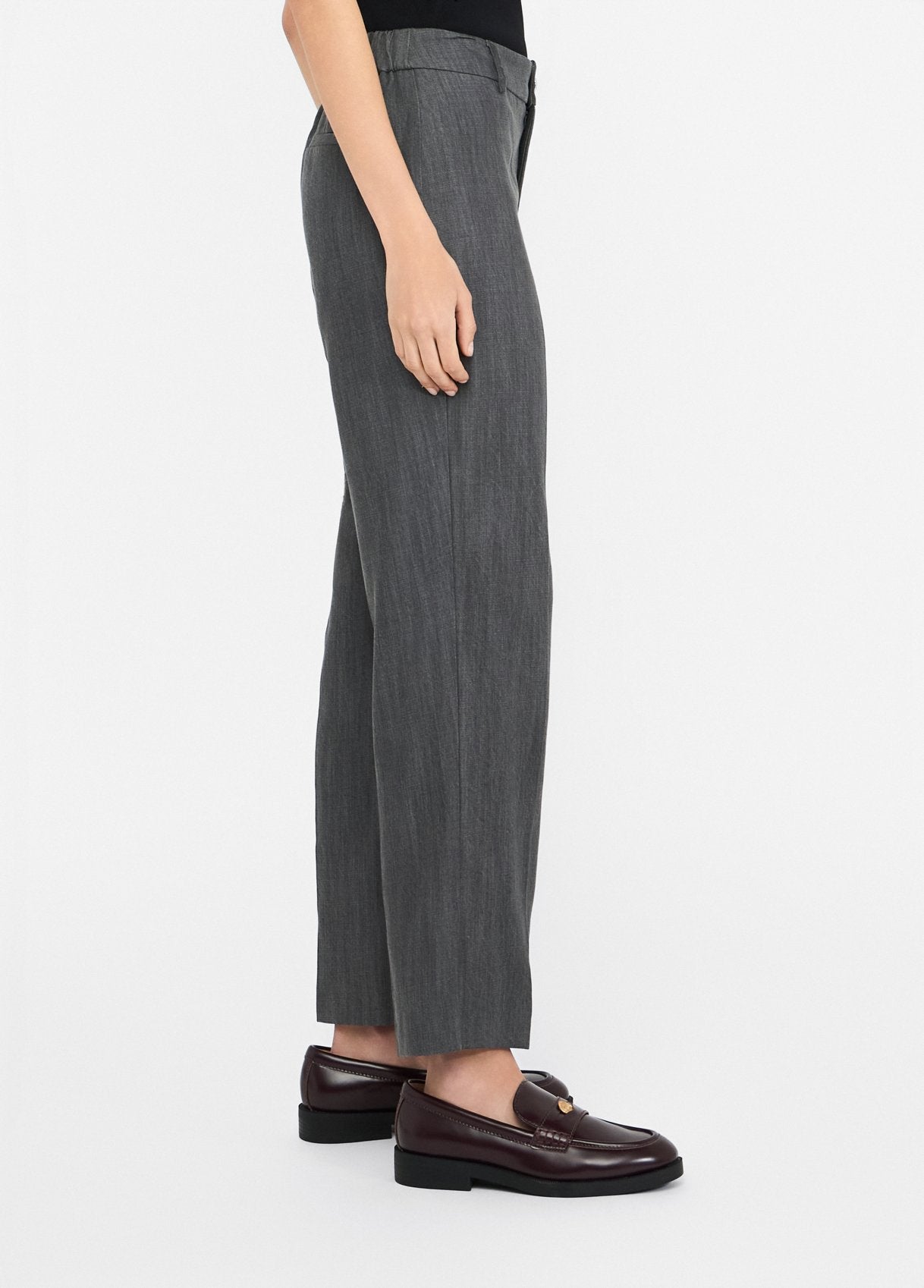 Pantalone Denim Straight / Grigio