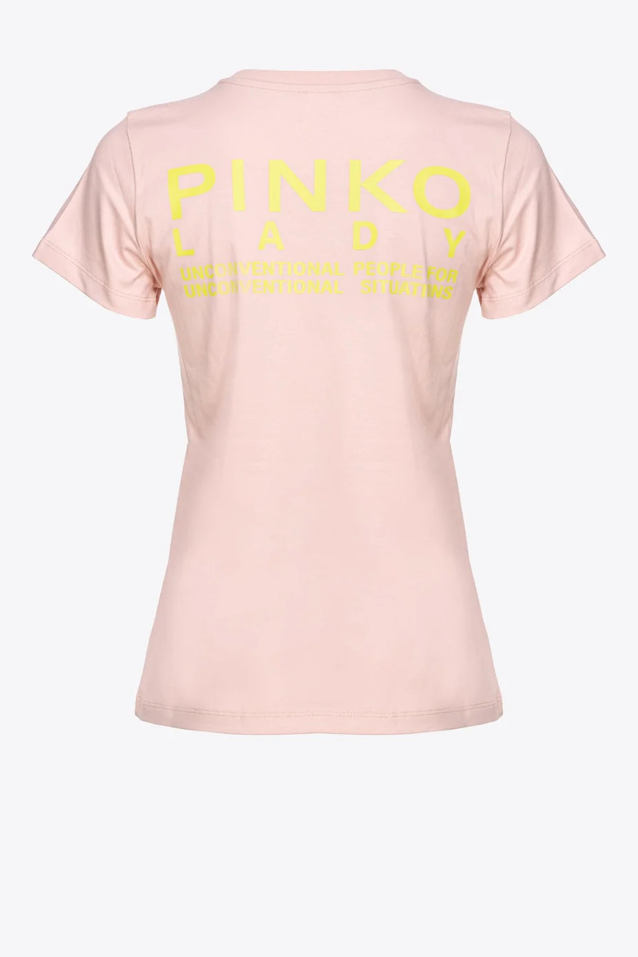 T-Shirt con Logo / Rosa - Ideal Moda