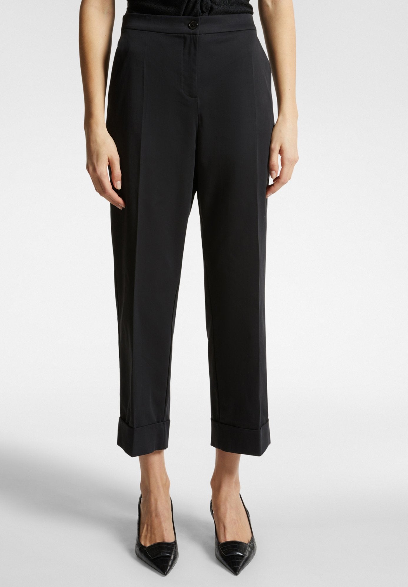 Pantalone Chino in Cotone / Nero - Ideal Moda