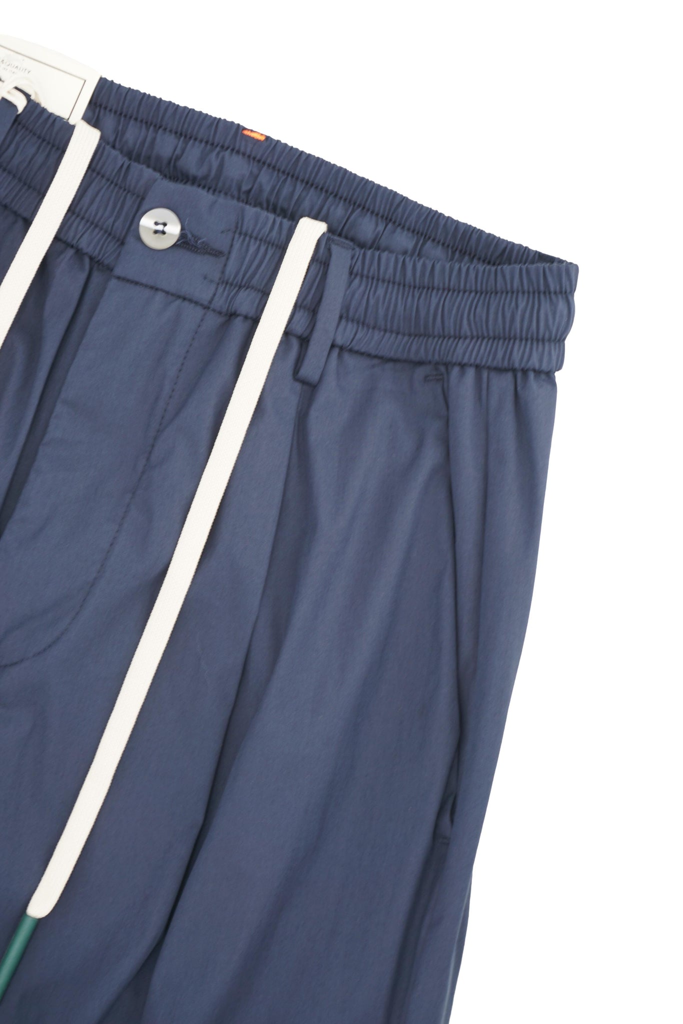 Pantalone Relax in Popeline di Cotone / Blu - Ideal Moda