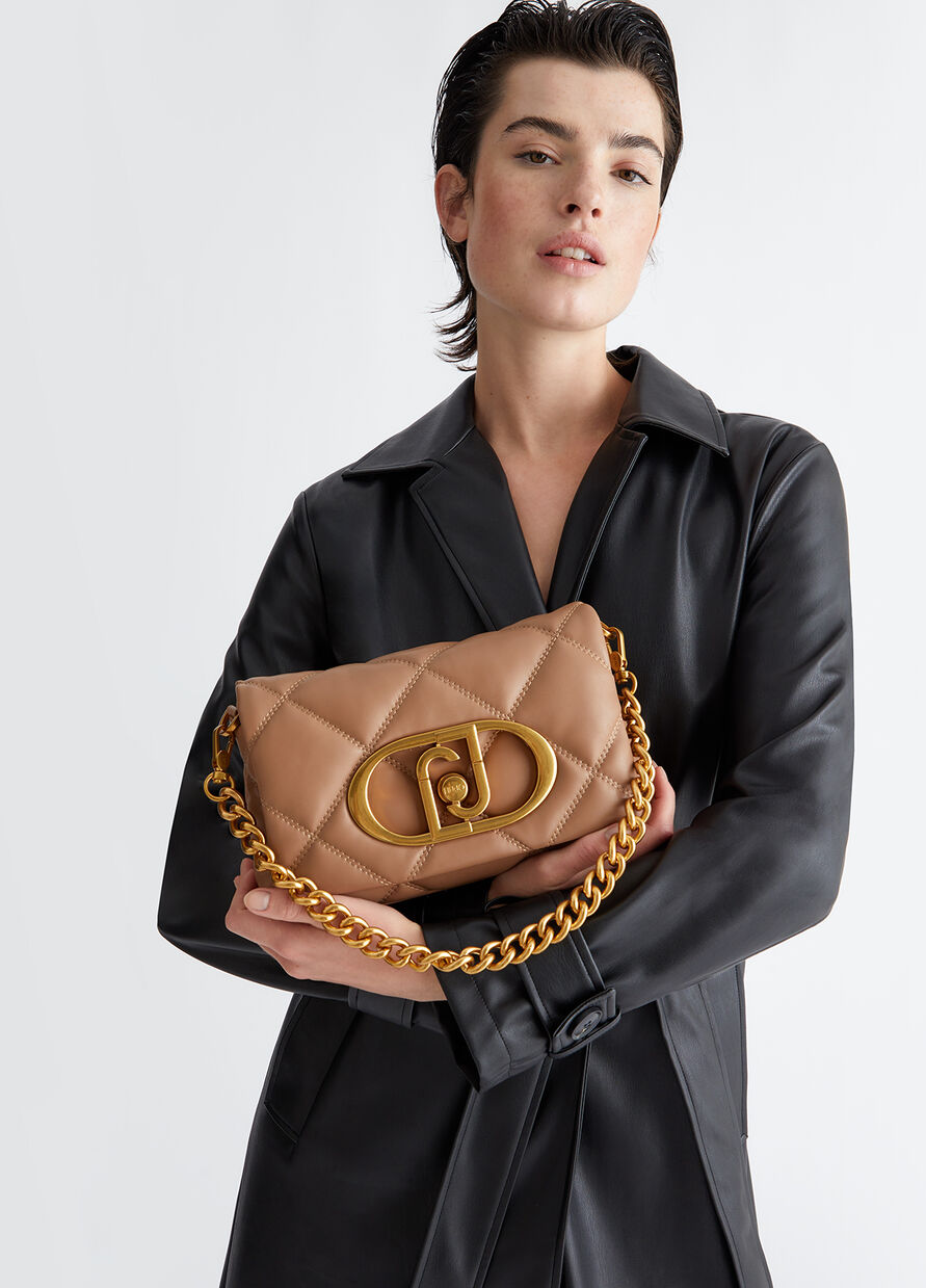 Borsa LaPuffy Matelassè / Marrone - Ideal Moda