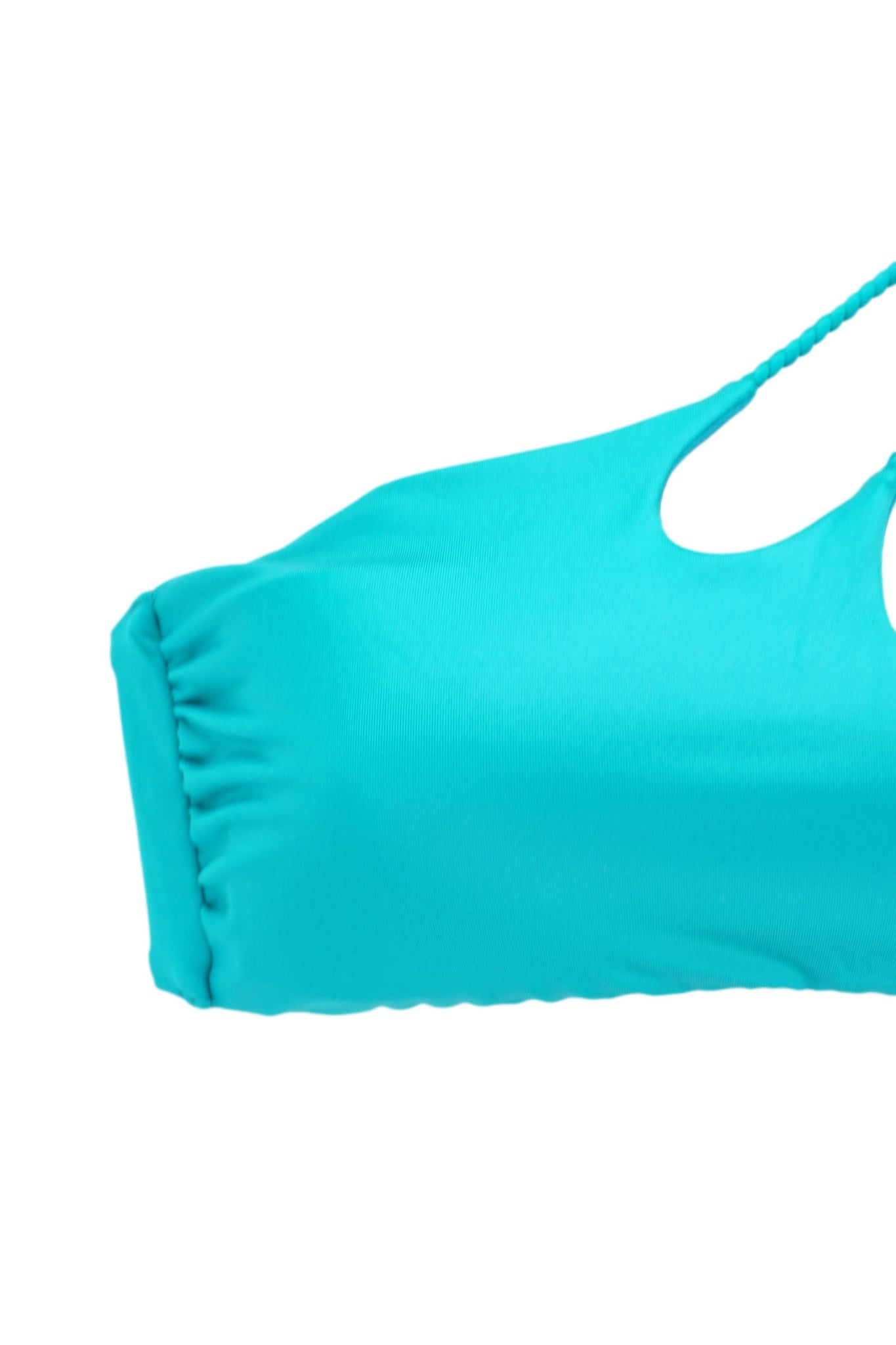 Bikini a Fascia Monospalla / Azzurro - Ideal Moda