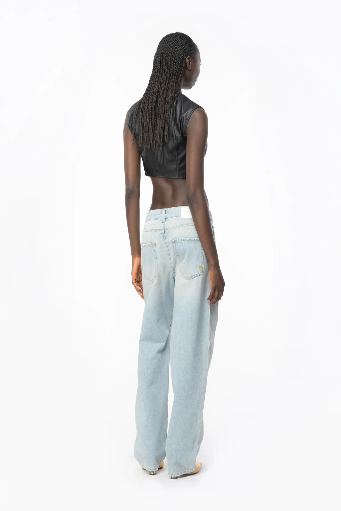 Jeans Boyfriend in Denim Vintage / Jeans - Ideal Moda
