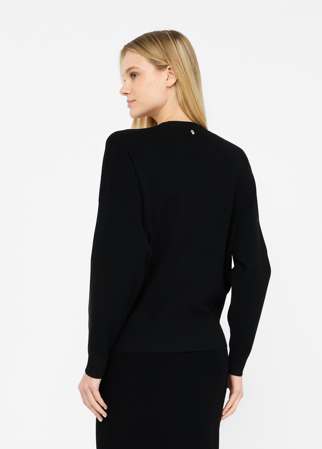 Maglia con Castoni Gioiello / Nero