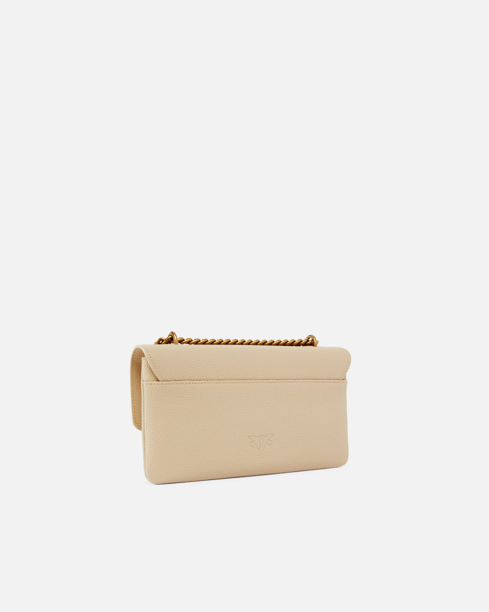 Borsa Piccola a Tracolla in Pelle Morbida / Beige