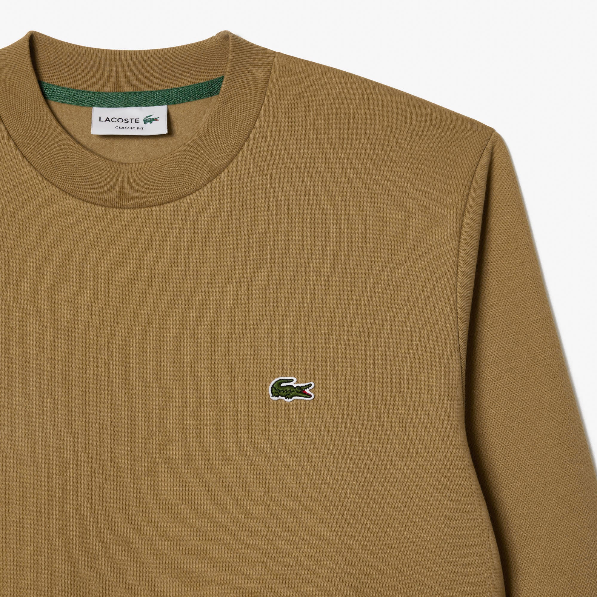 Felpa in Cotone con Logo Frontale / Beige - Ideal Moda