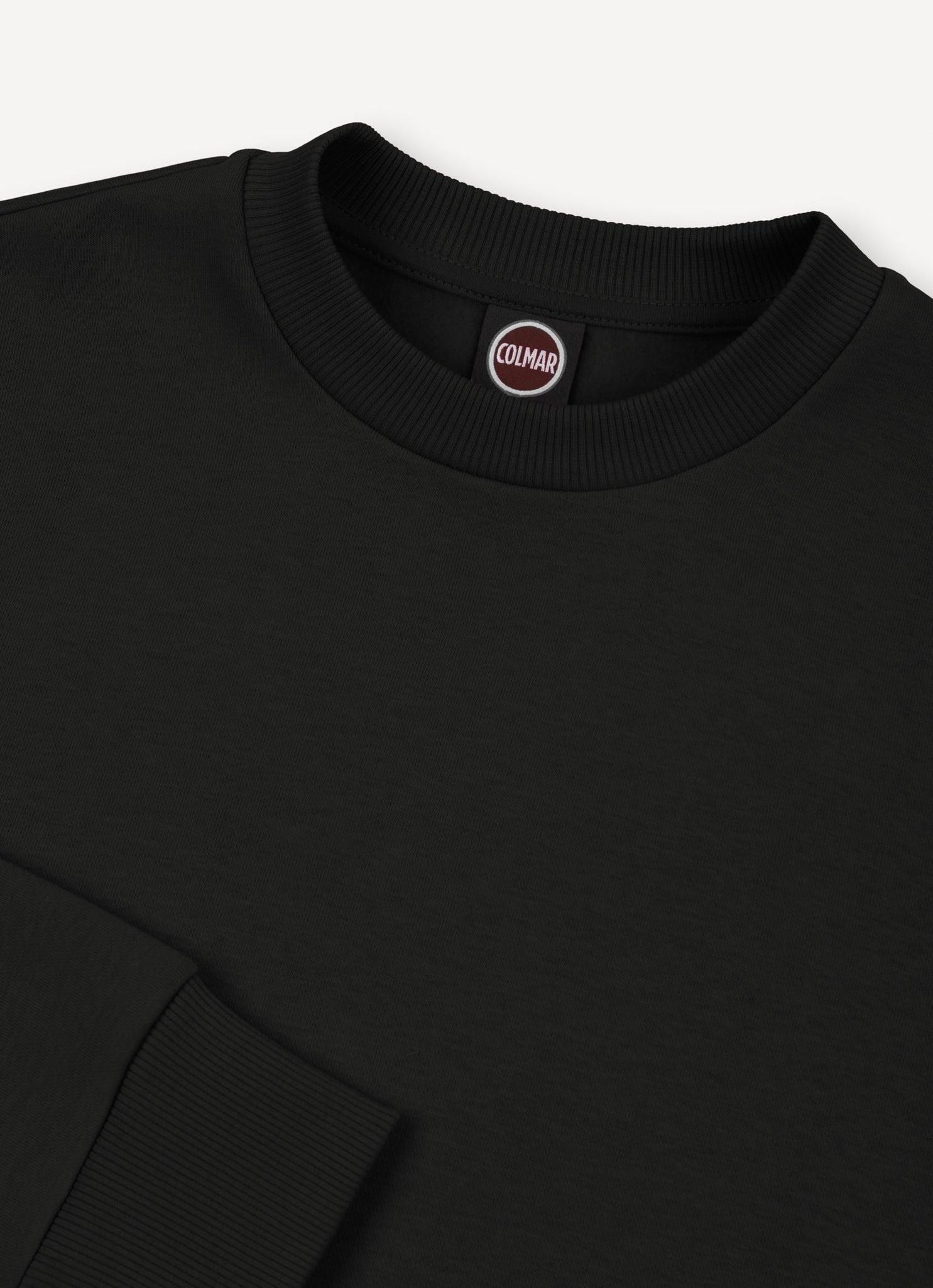 Felpa Girocollo con Logo / Nero