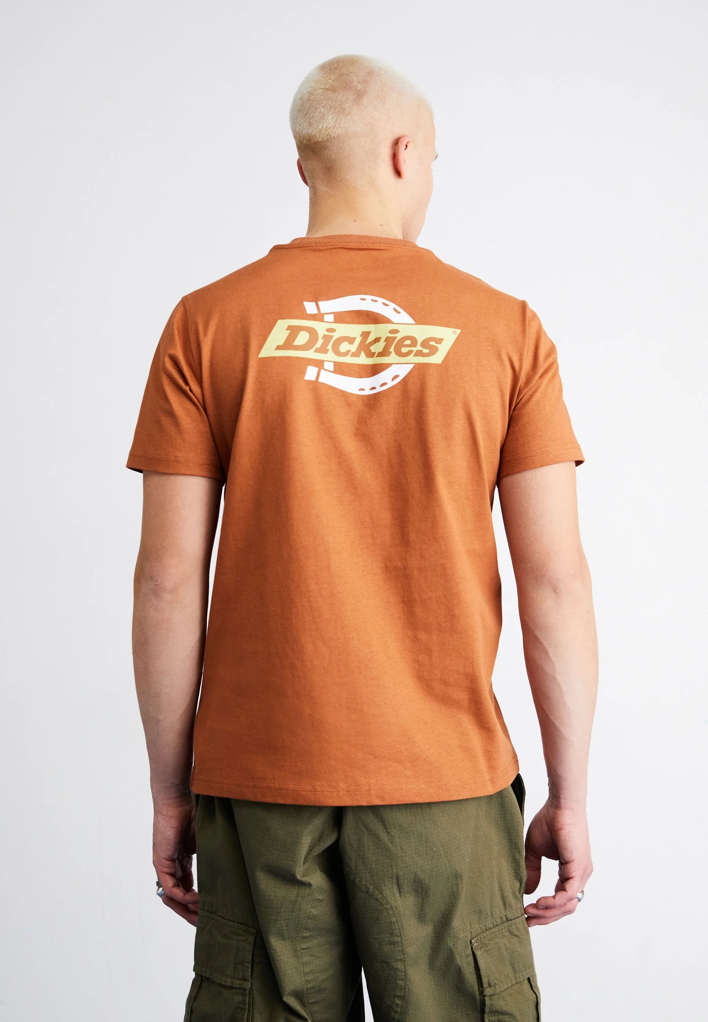 T-Shirt Ruston a Maniche Corte / Arancione - Ideal Moda