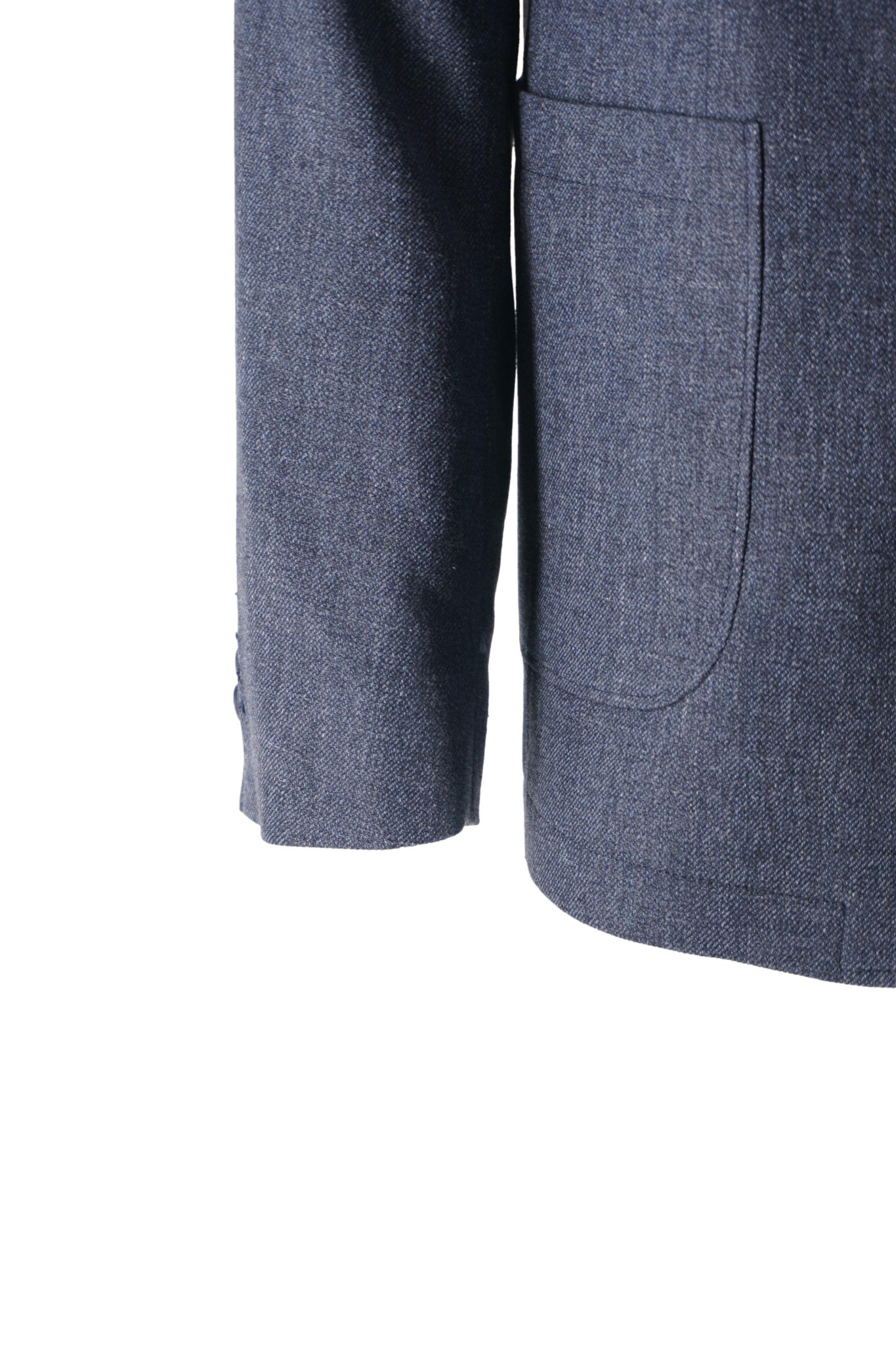 Giacca in Misto Lino e Cotone Taglie 62-64 / Blu - Ideal Moda