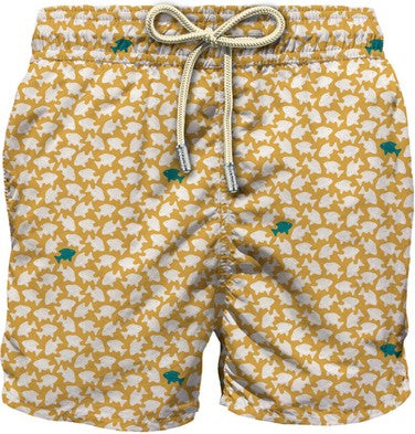 Costume da Bagno Leggero con Stampa / Giallo - Ideal Moda