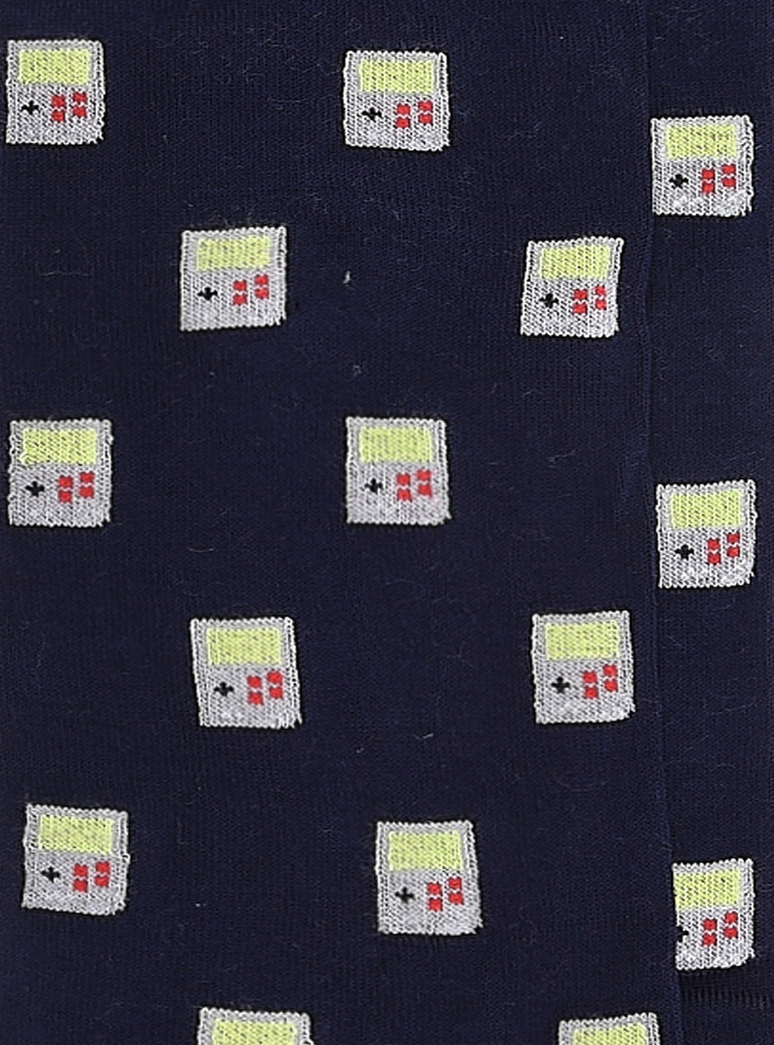 Calzino in Cotone con Fantasia / Blu - Ideal Moda
