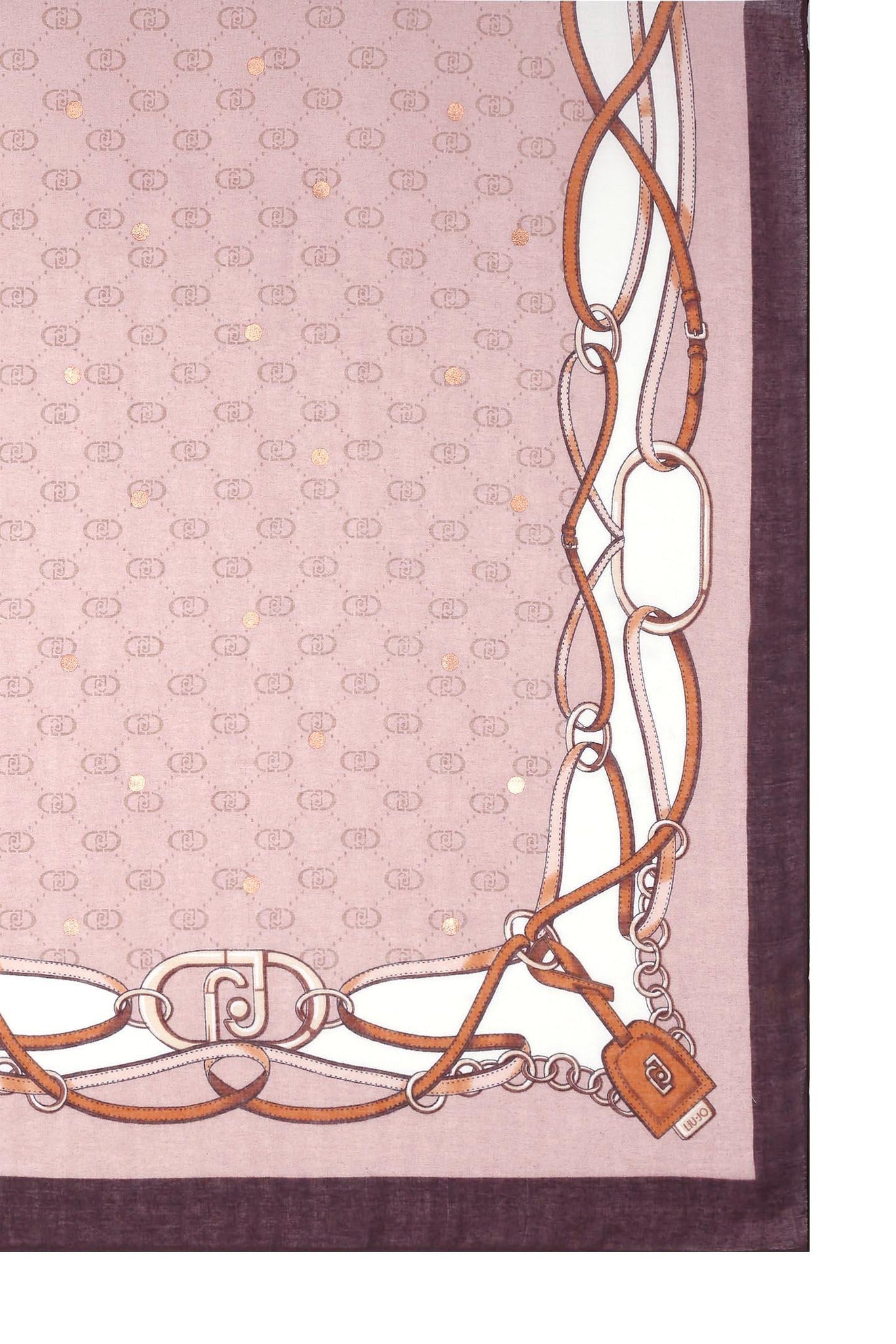 Stola con Logo / Beige
