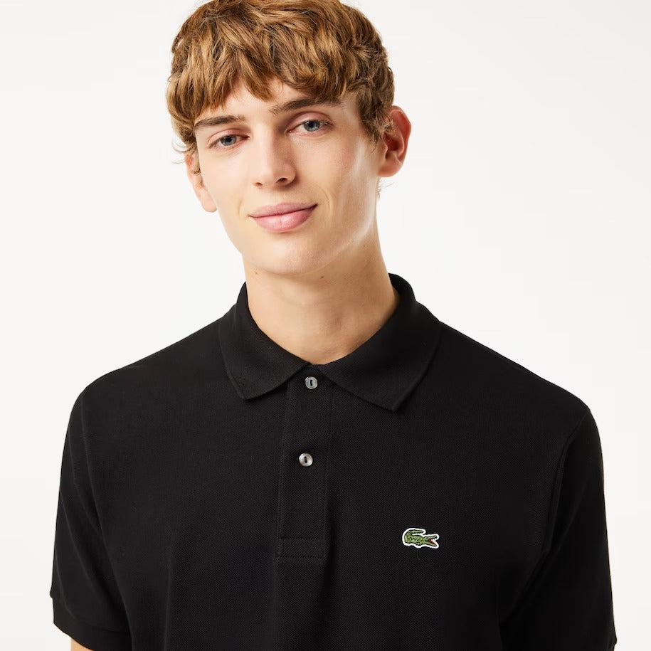 Polo 12.12 con Logo Lacoste / Nero - Ideal Moda