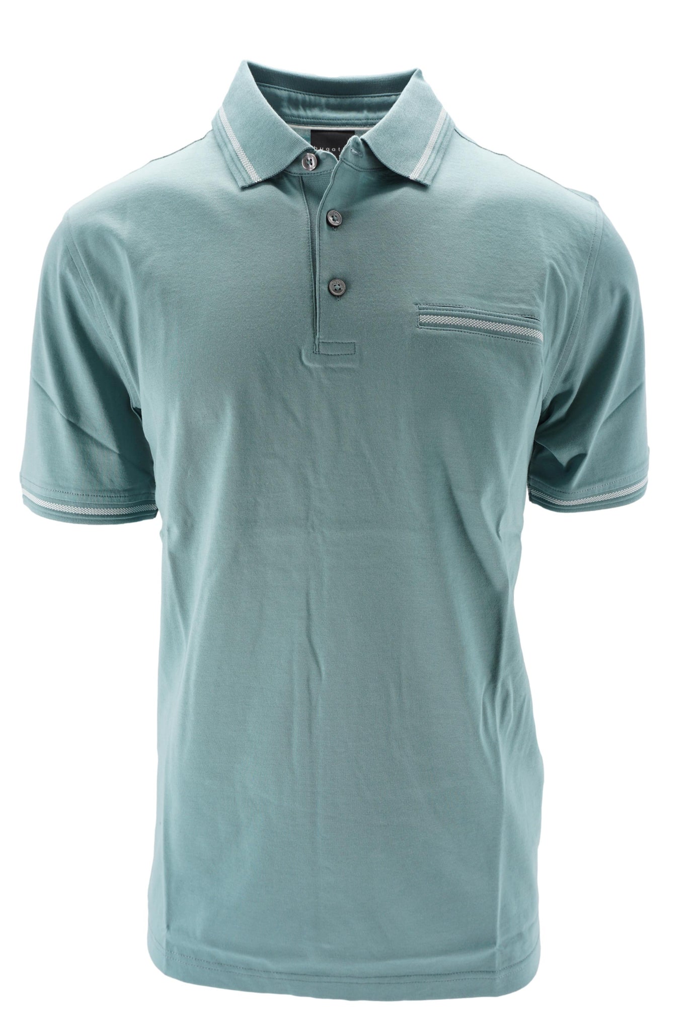 Polo in Cotone con Taschino / Verde - Ideal Moda