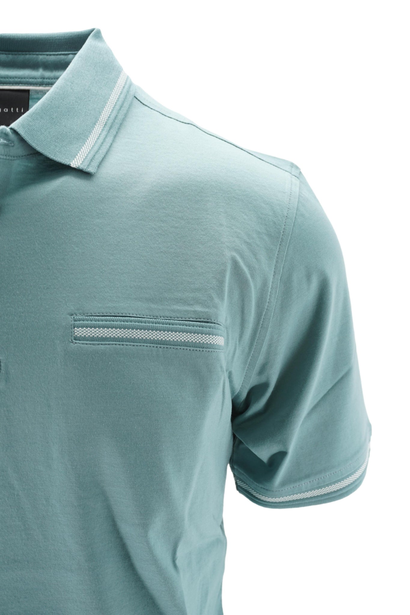 Polo in Cotone con Taschino / Verde - Ideal Moda
