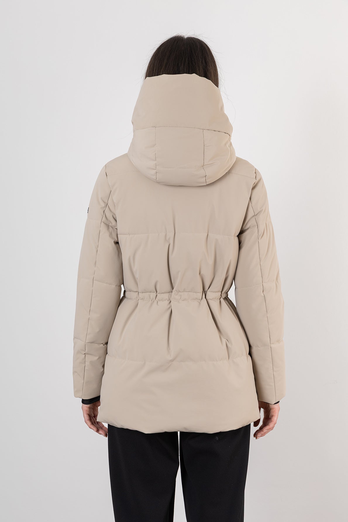 Giubbino con Coulisse in Vita / Beige