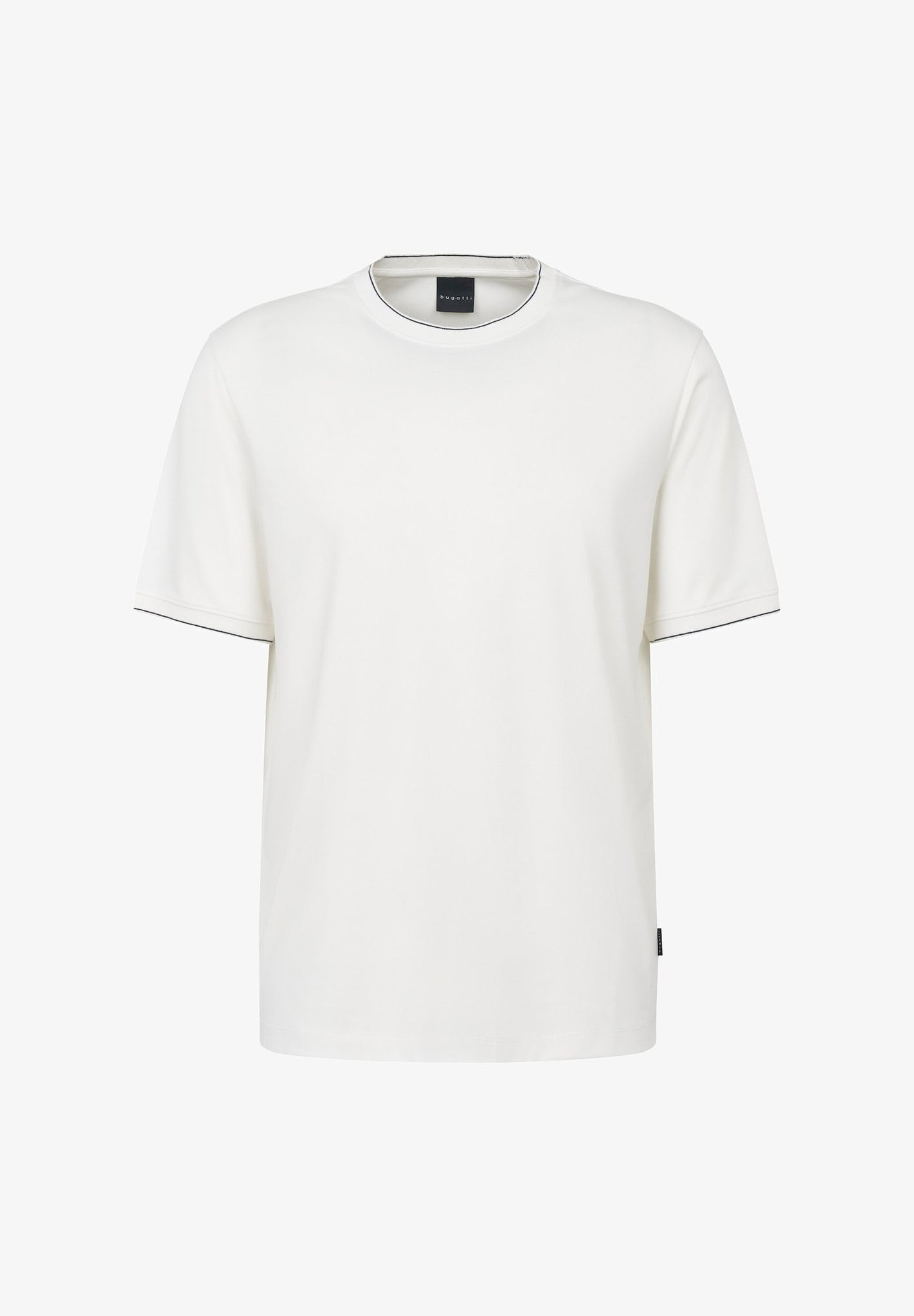 T-Shirt con Dettagli a Contrasto / Bianco - Ideal Moda