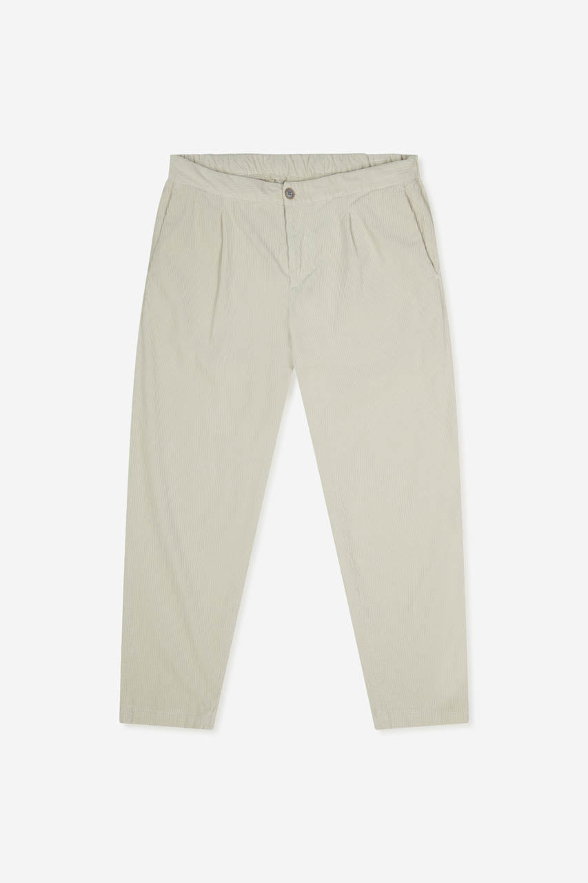 Pantalone in Velluto di Cotone / Bianco - Ideal Moda