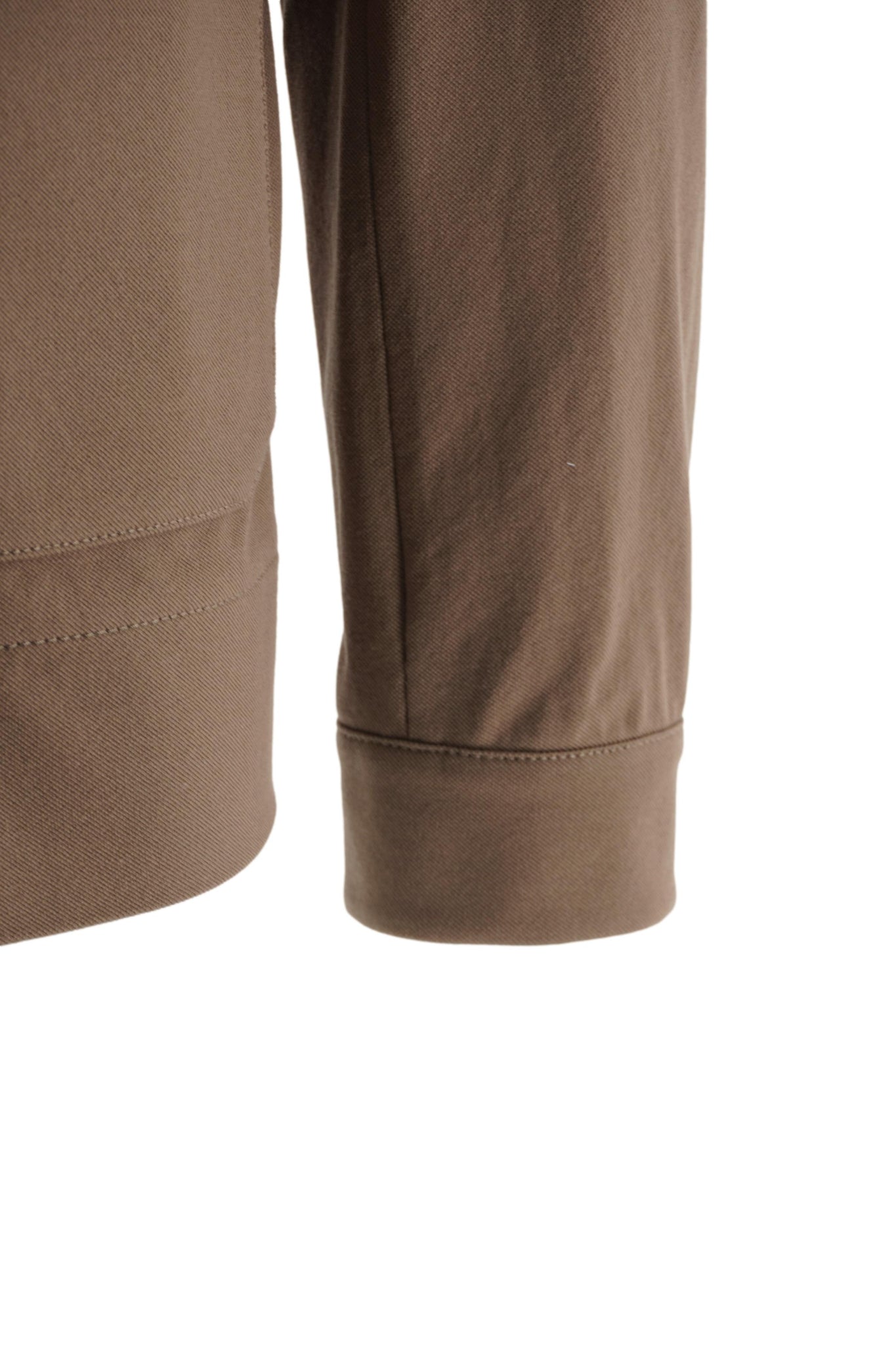 Giacca Camicia con Chiusura Bottoni / Tortora - Ideal Moda