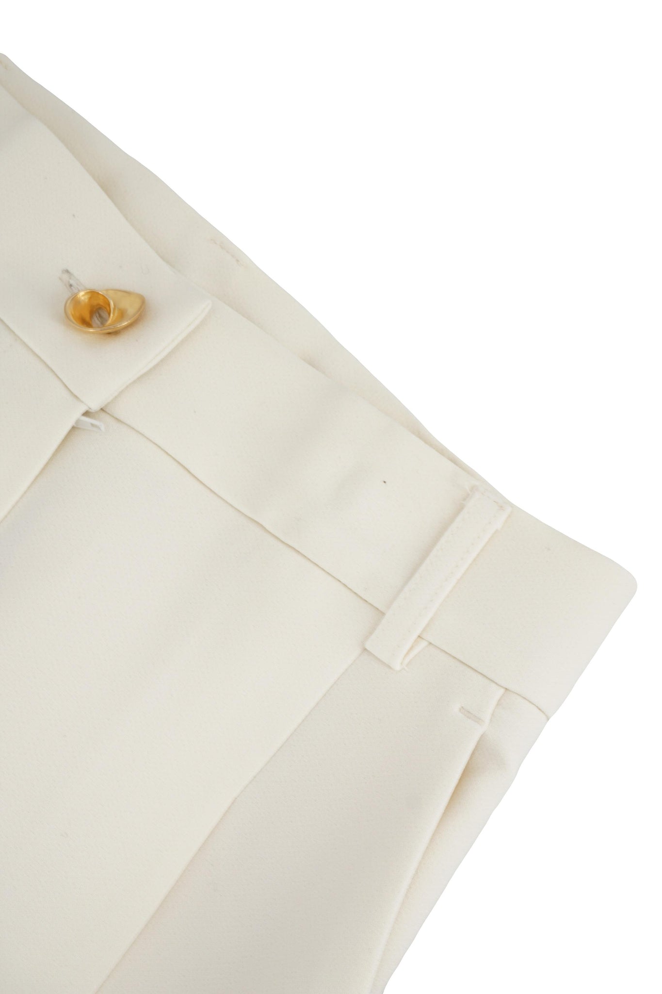 Pantalone Classico con Pinces / Bianco - Ideal Moda